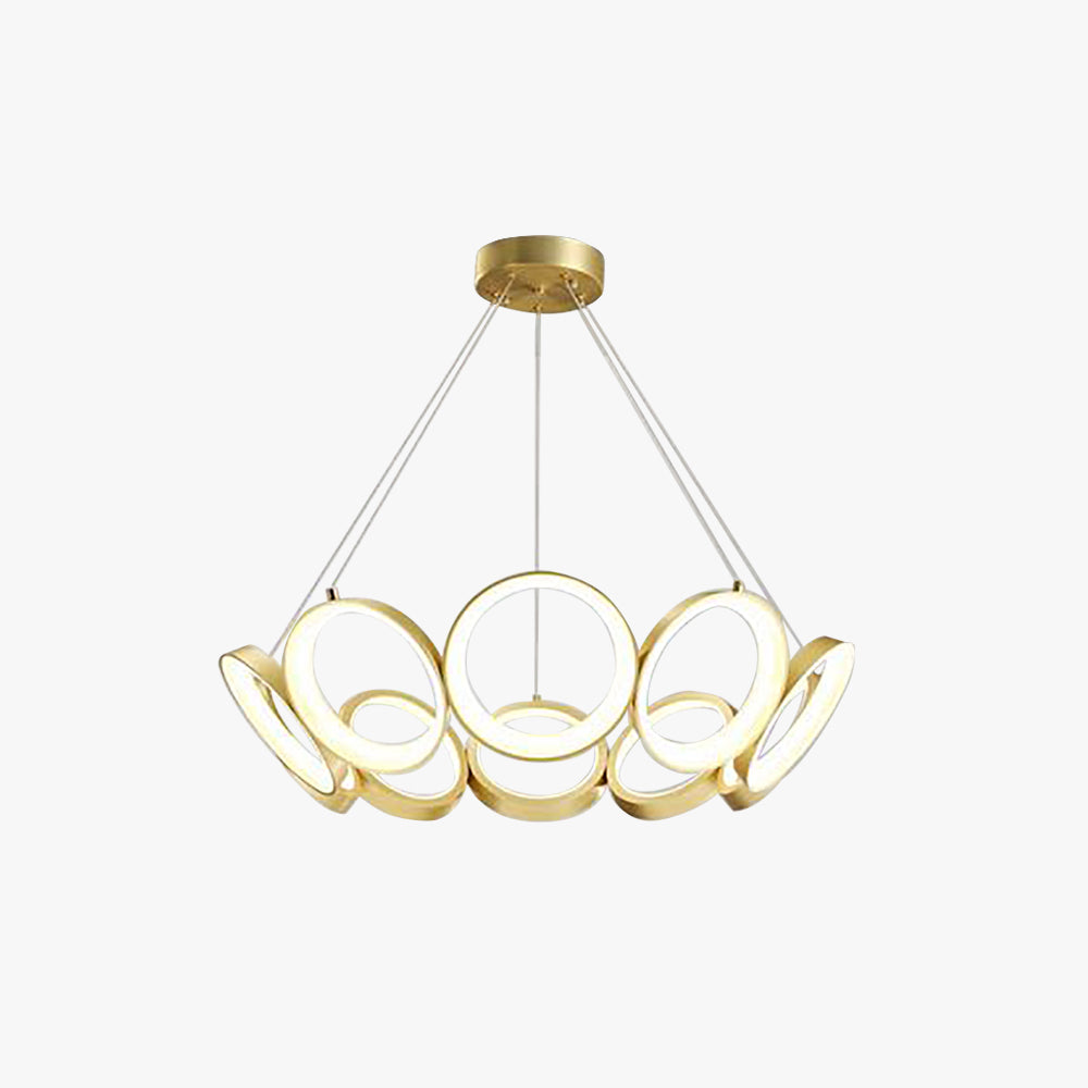 Arisha Luxury Ring Metal Pendant Light