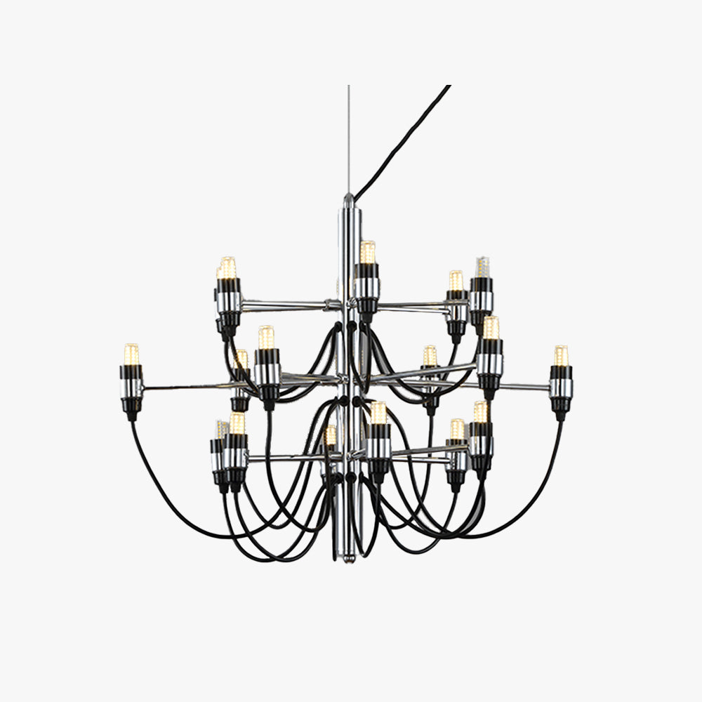 Silva Retro Linear Metal Chandelier