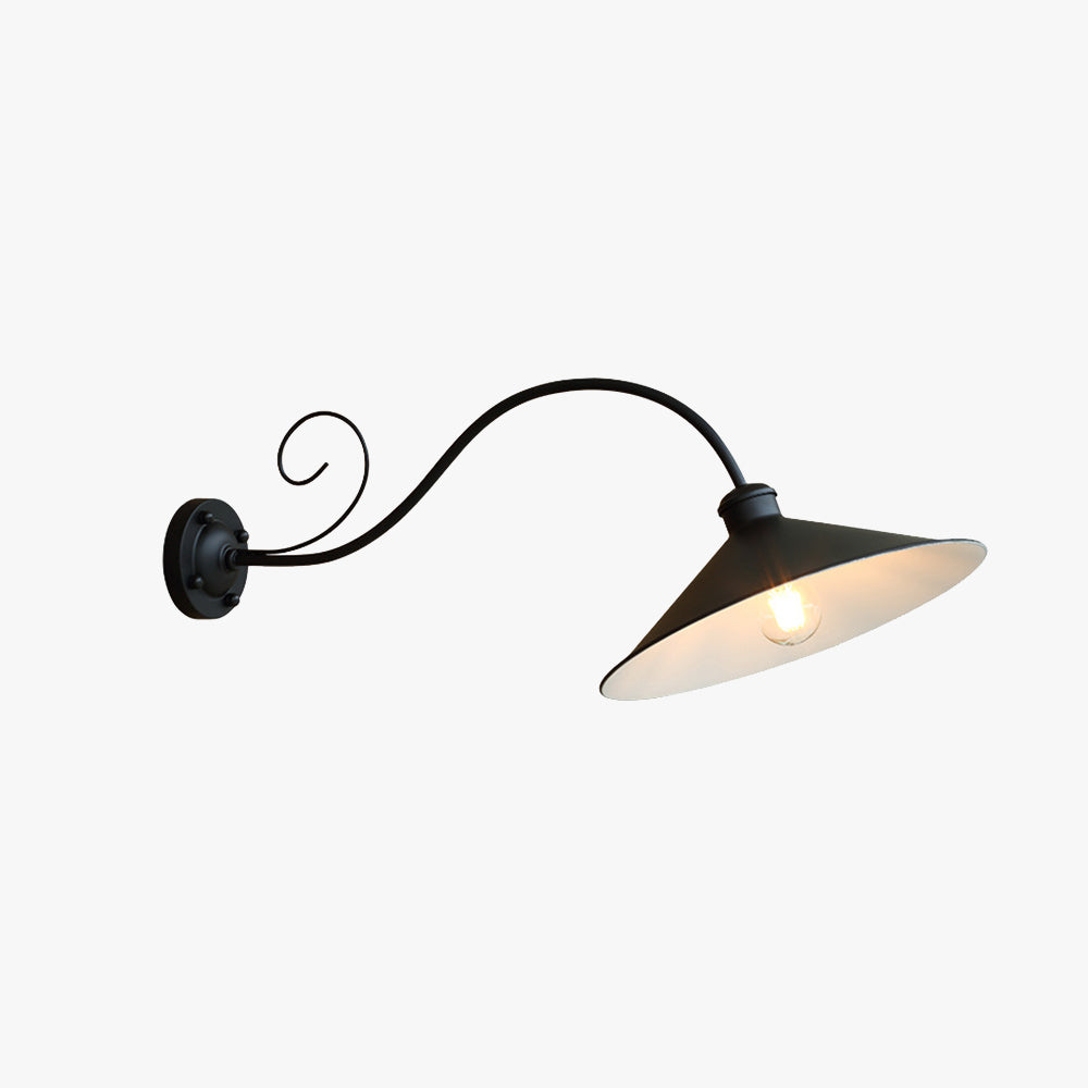 Silva Vintage Cap-shaped Outdoor Wall Lamp Antique - Letslighting