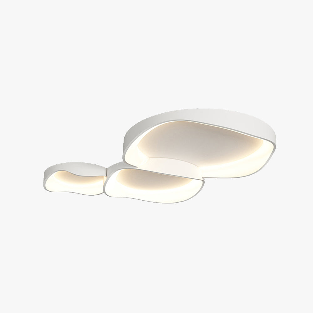 Arisha Modern Wave Flush Mount Ceiling Light Living Room - Letslighting