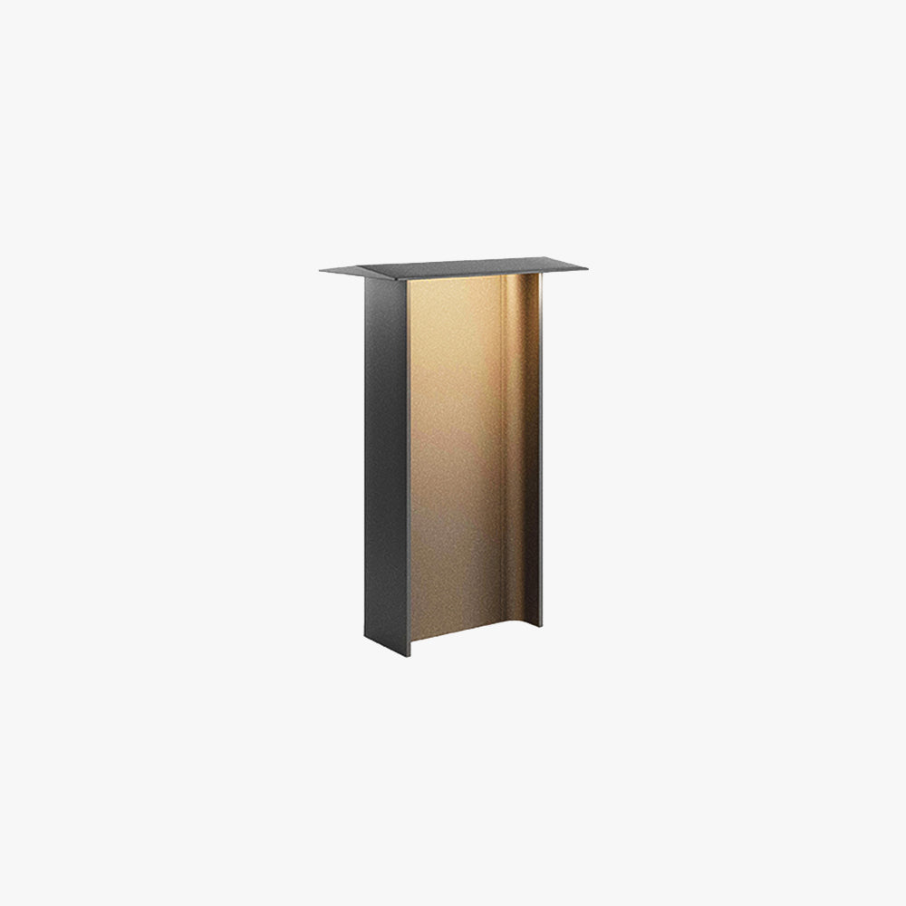 Ray Modern Metal Rectangular Solar Outdoor Path Light