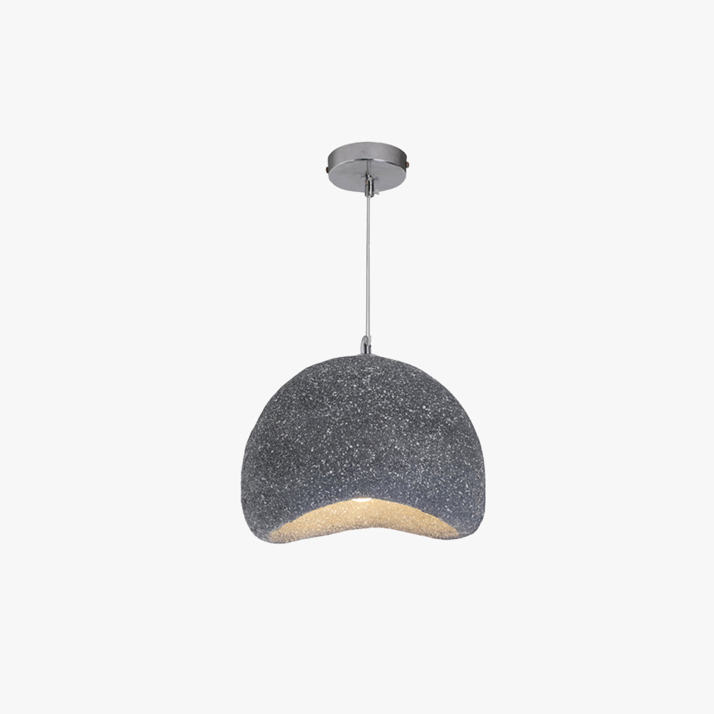 Avi Wabi Sabi Bread Shape Resin Pendant Light, 2 Color