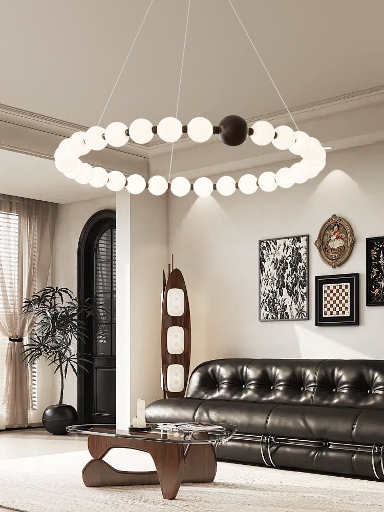 Celestial Bead Ring Chandelier - Letslighting