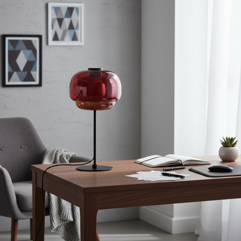 Orbit Glass Table Lamp For Living Room
