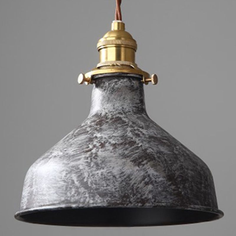 Silva Aged Rusty Vintage Rustic Finish Pendant Light, 3 Style - Letslighting