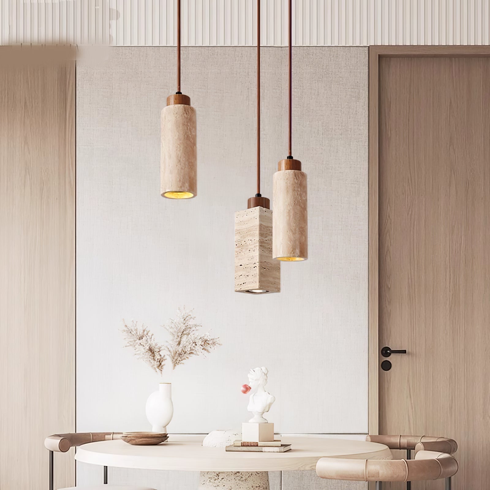 Avloris Travertine Pendant Light - Letslighting