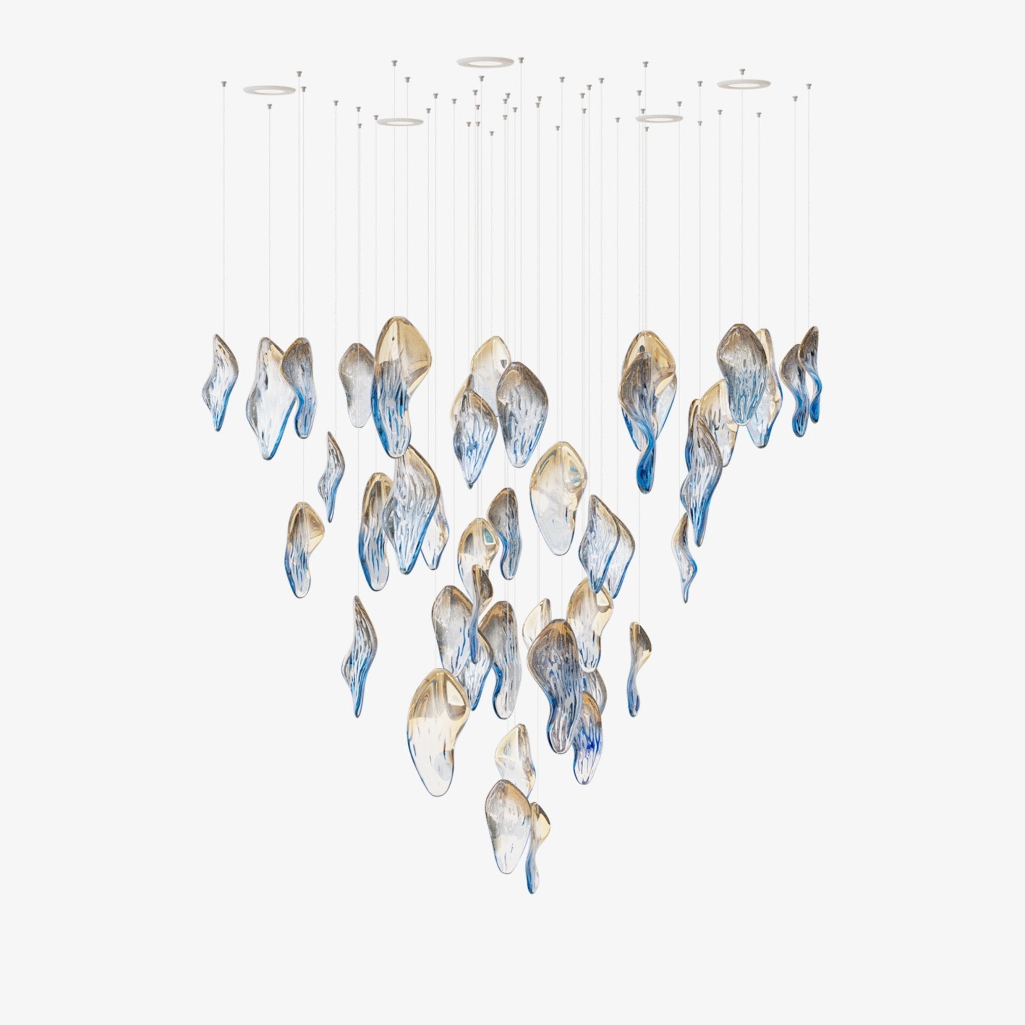 Ocean Drift Blown Glass Customize Chandelier - Letslighting