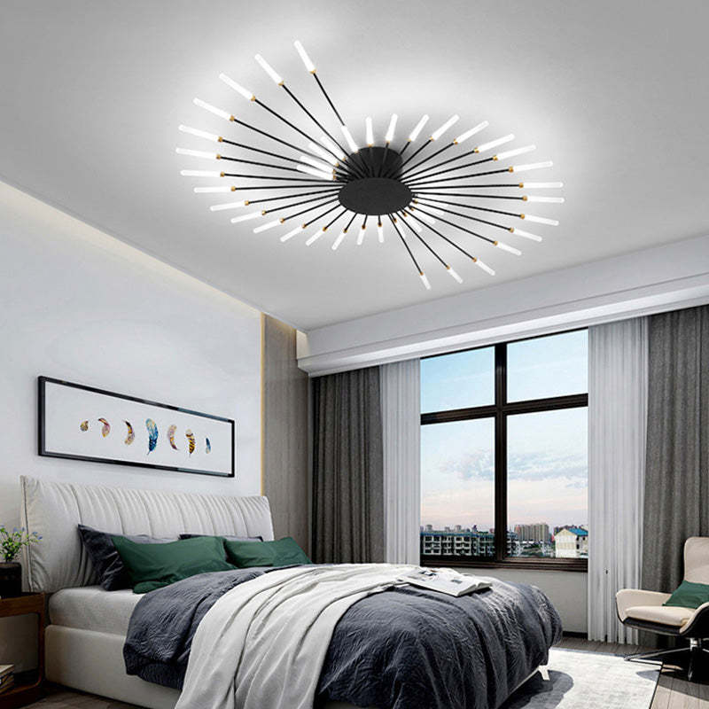 Arisha Fireworks Flush-Mount Ceiling Light Living Room - Letslighting