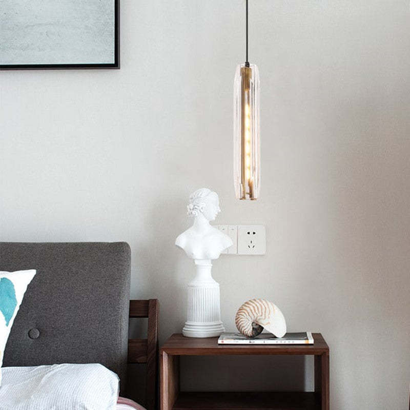 Arisha Brass Designer LED Glass Pendant Lamp - Letslighting