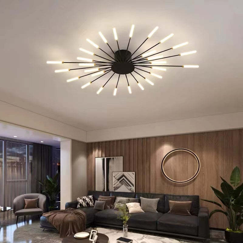 Arisha Fireworks Flush-Mount Ceiling Light Living Room - Letslighting