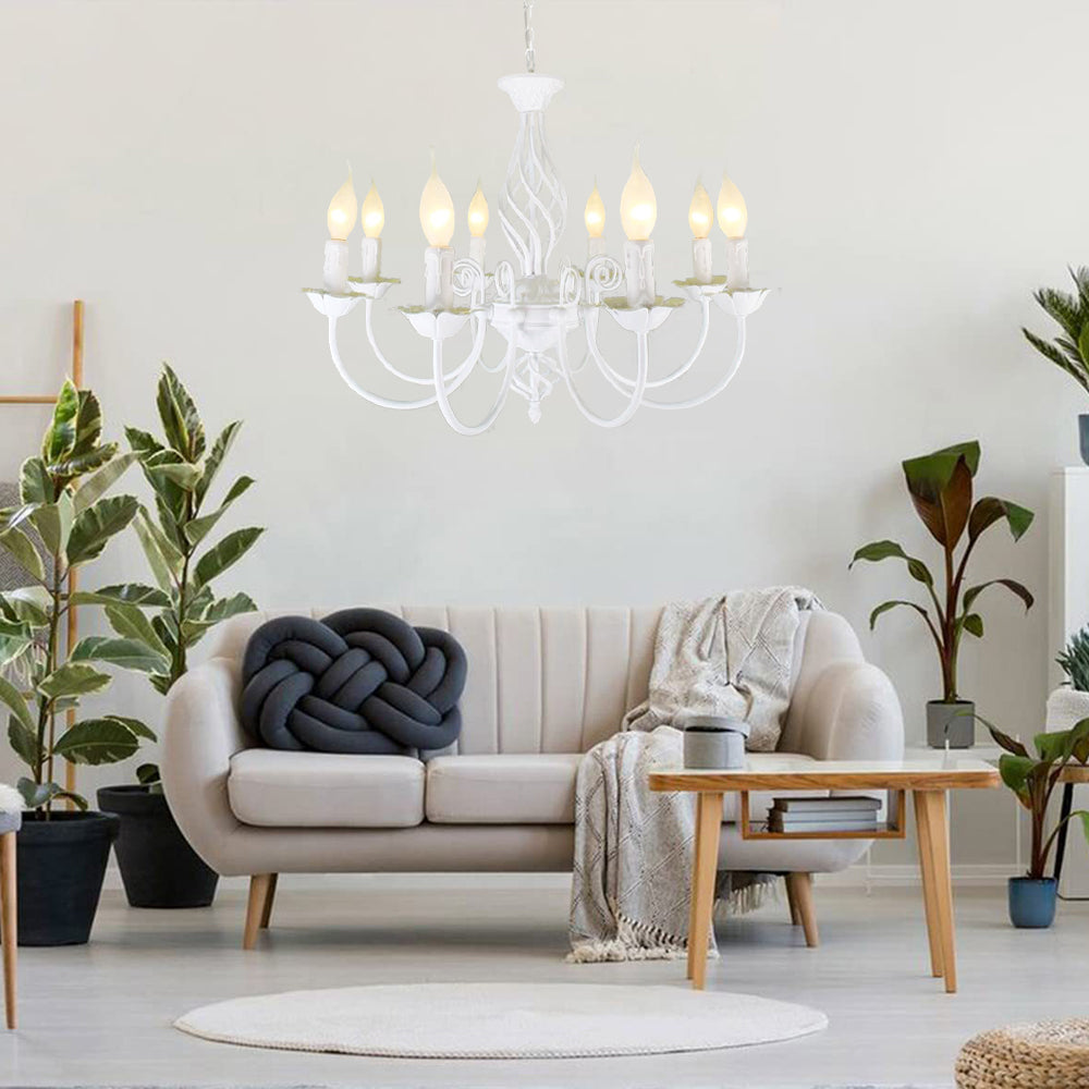 Silva Pendant Light Candle Retro Metal Glass Restaurant
