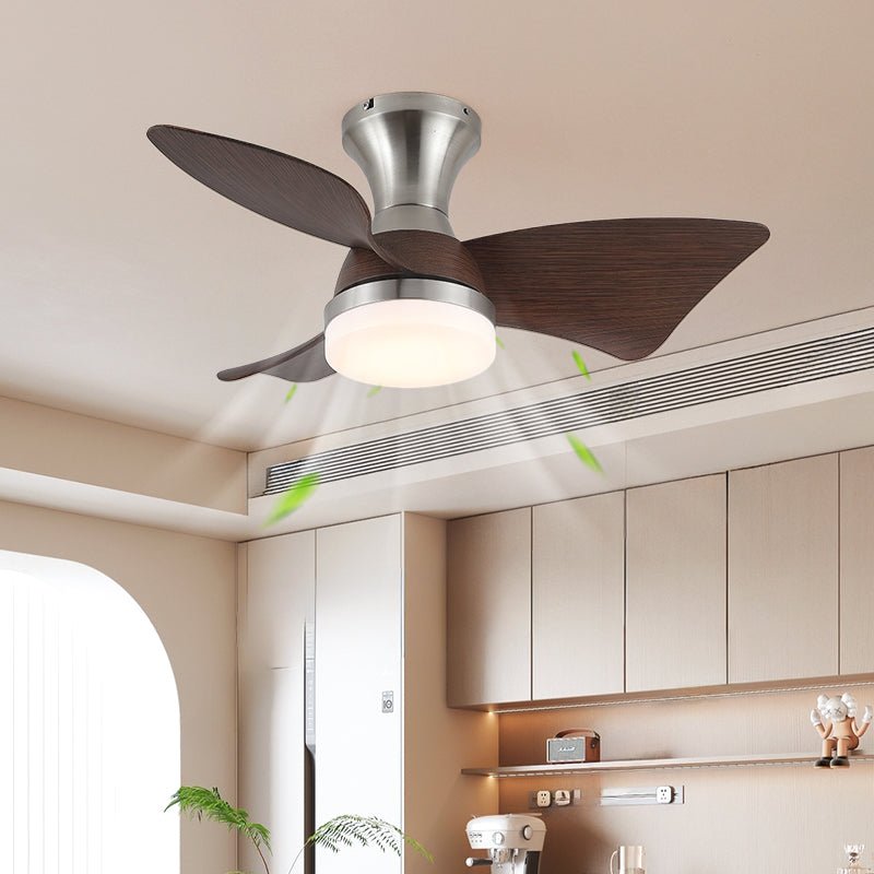 Aureon Modern Wood Ceiling Fan Light - Letslighting