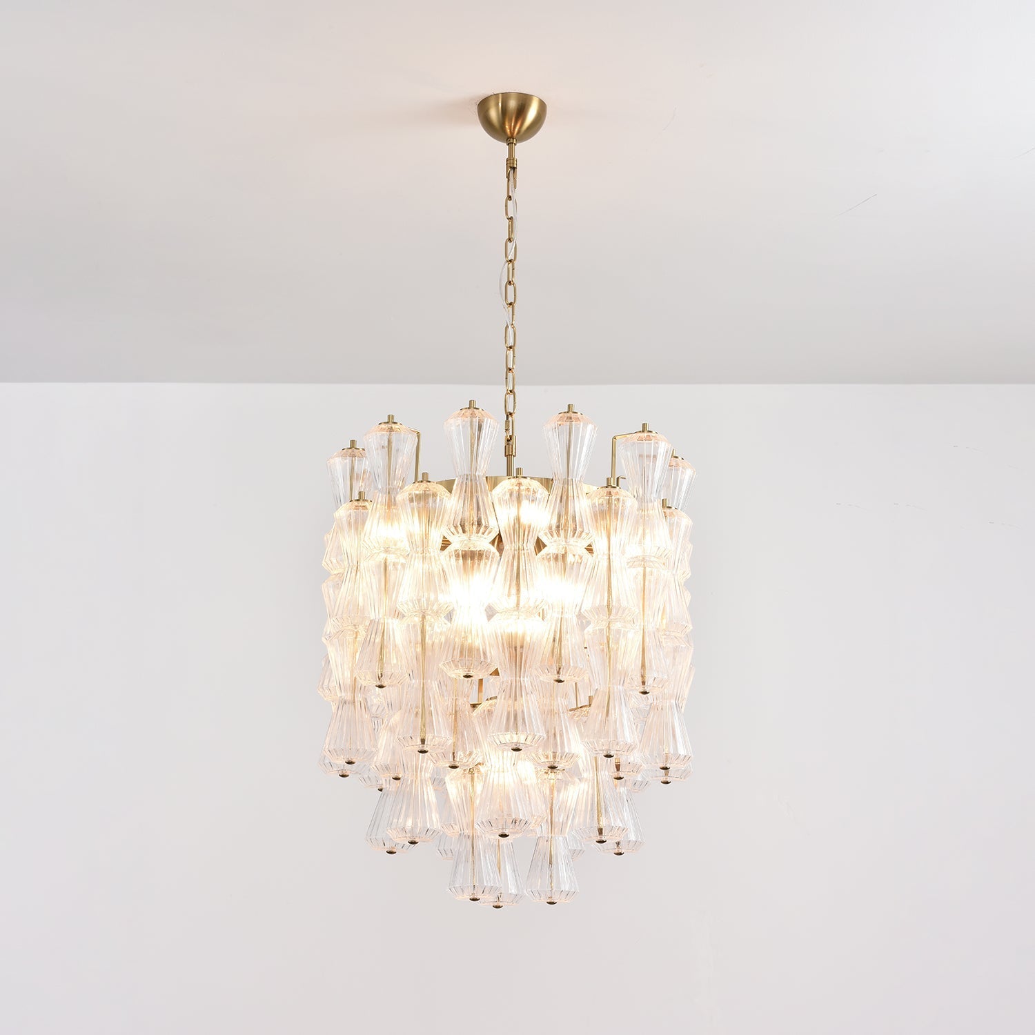 Aurora Chandelier Murano Glass Floral Cascade