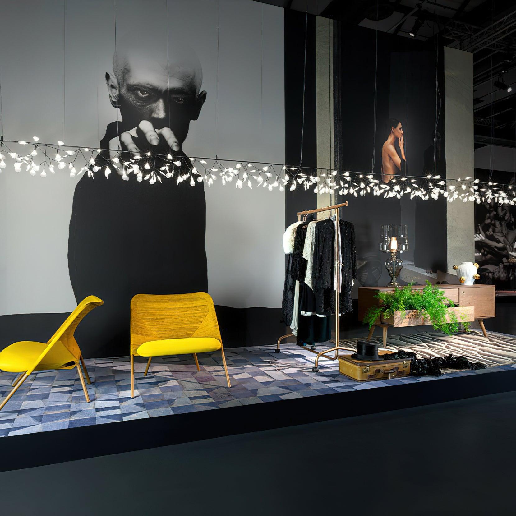 Lustra Chandelier LED Branch Long Linear Artistic - Letslighting
