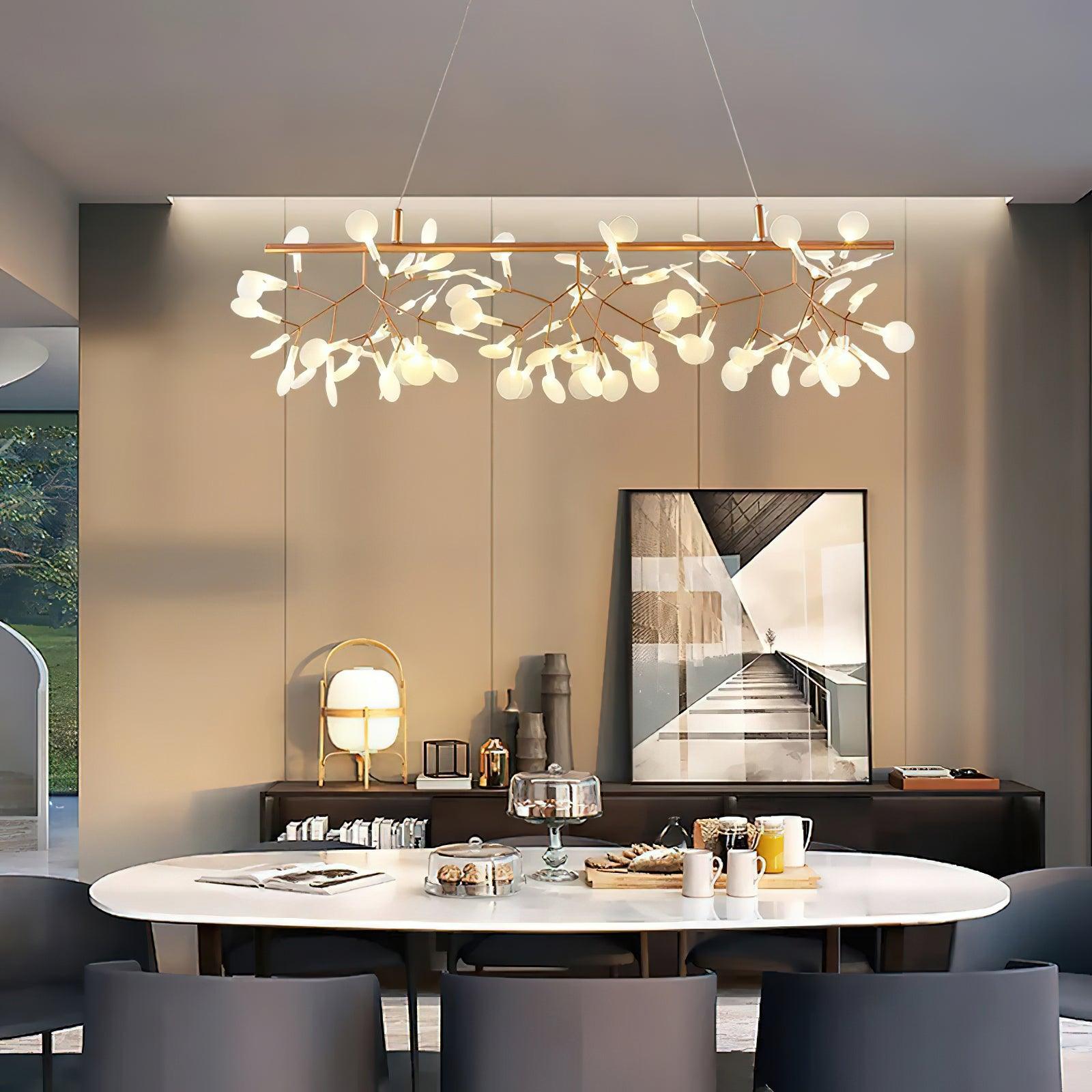 Lustra Chandelier LED Branch Long Linear Artistic - Letslighting