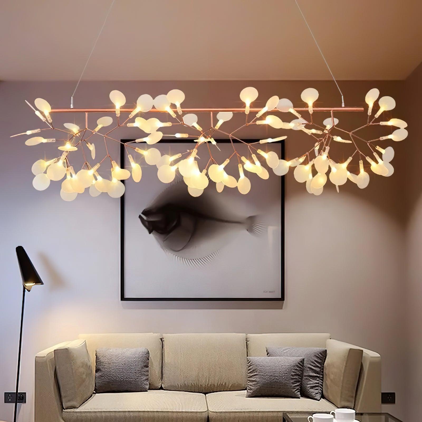 Lustra Chandelier LED Branch Long Linear Artistic - Letslighting