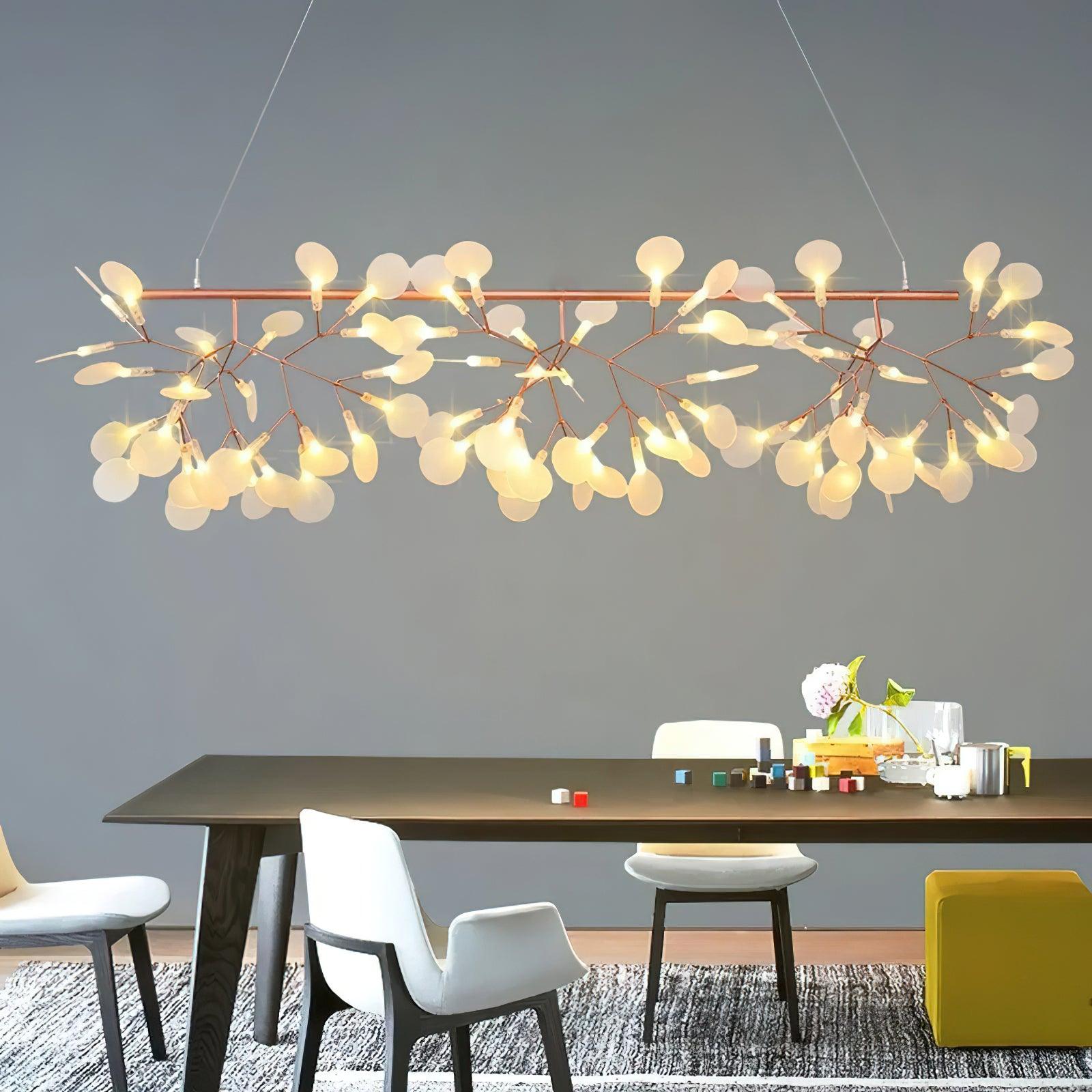 Lustra Chandelier LED Branch Long Linear Artistic - Letslighting