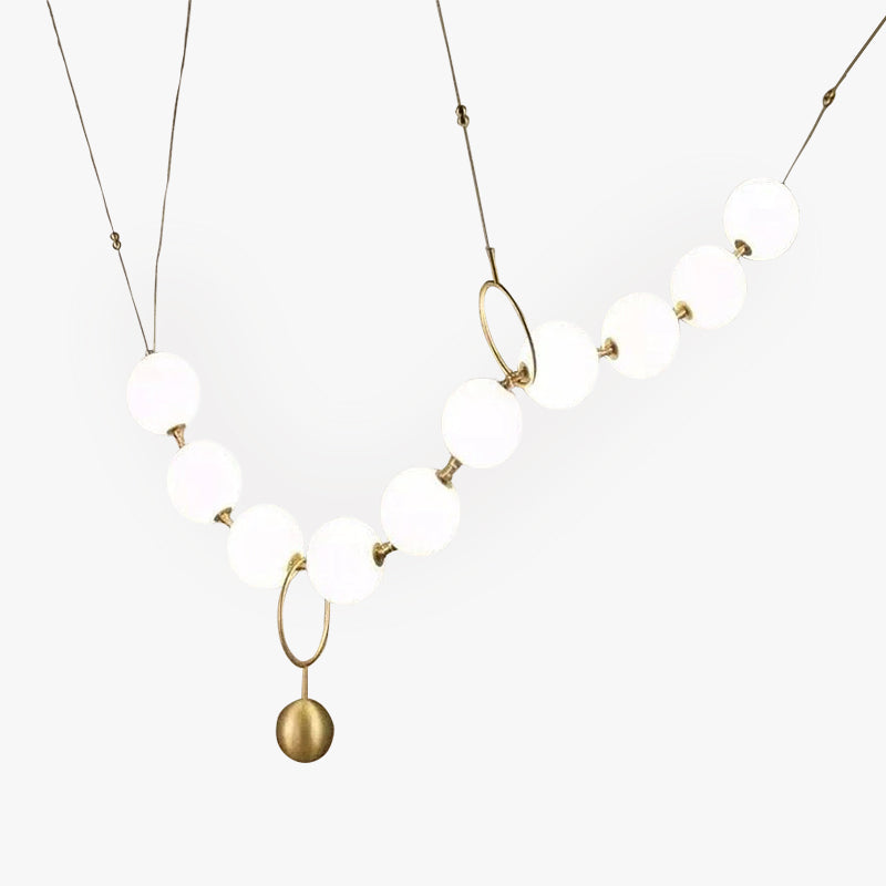 Valentina Postmodern Loft Ball Pendant Lamp Creative Necklace Design