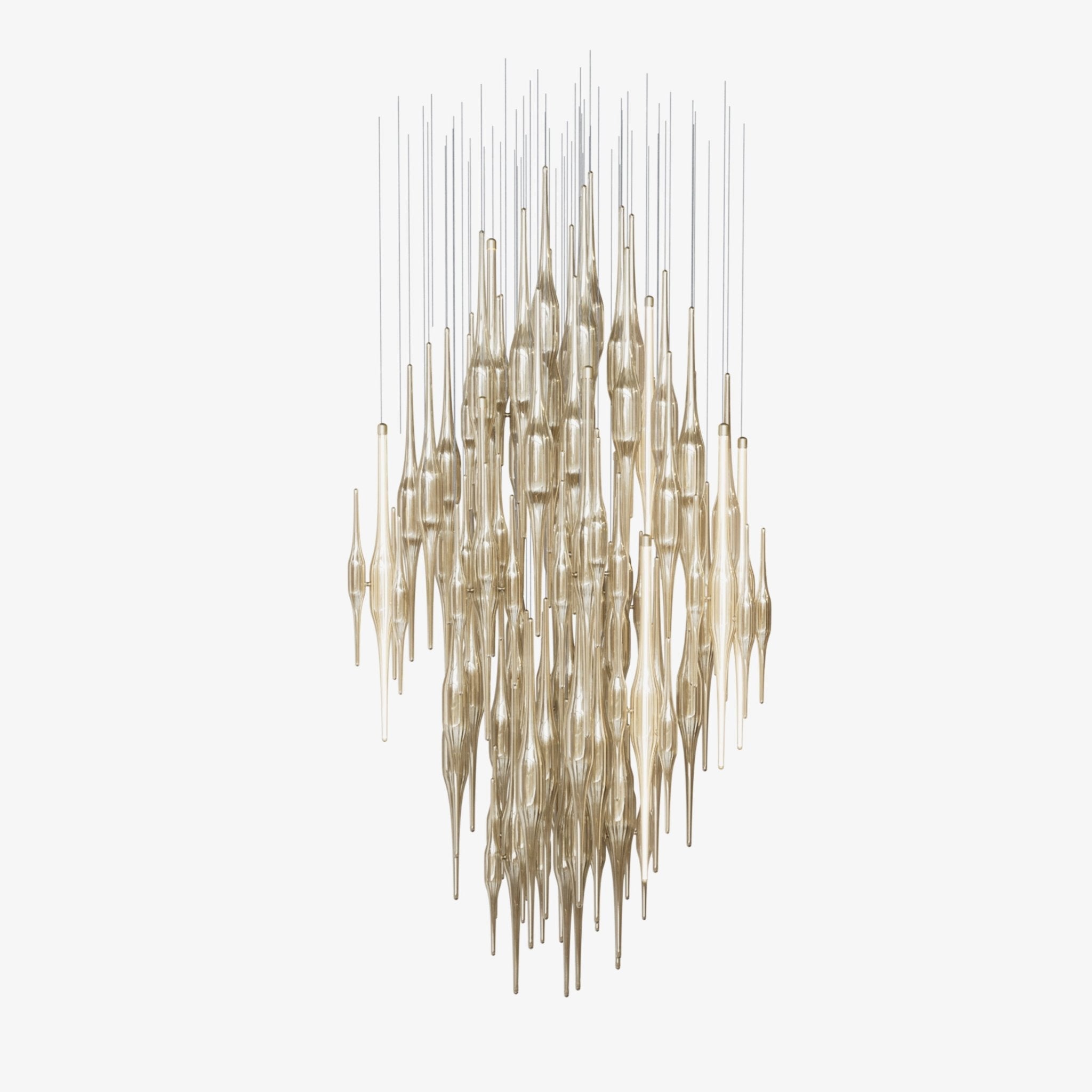 Vitara Glass Drop Customize Chandelier - Letslighting