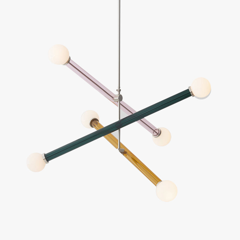Avi Modern Metal/Glass Creative Children Bedroom Pendant Light Adjustable