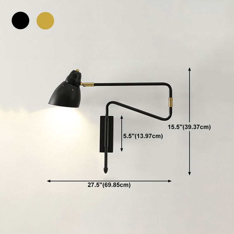 Arisha Wall Lamp Modern Metal Adjustable Study