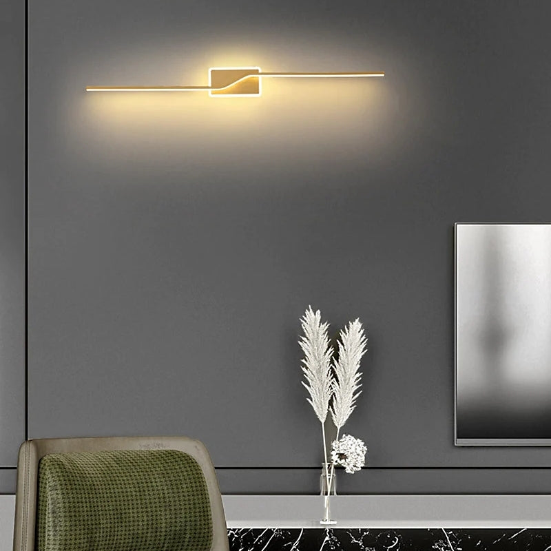 Arisha Modern Minimalist Indoor Wall Lamp Metal Silicone Bedroom Living Room