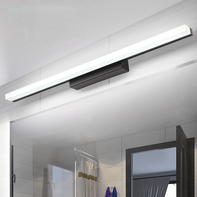 Arisha Minimalist Metal Linear Mirror Vanity Wall Lamp