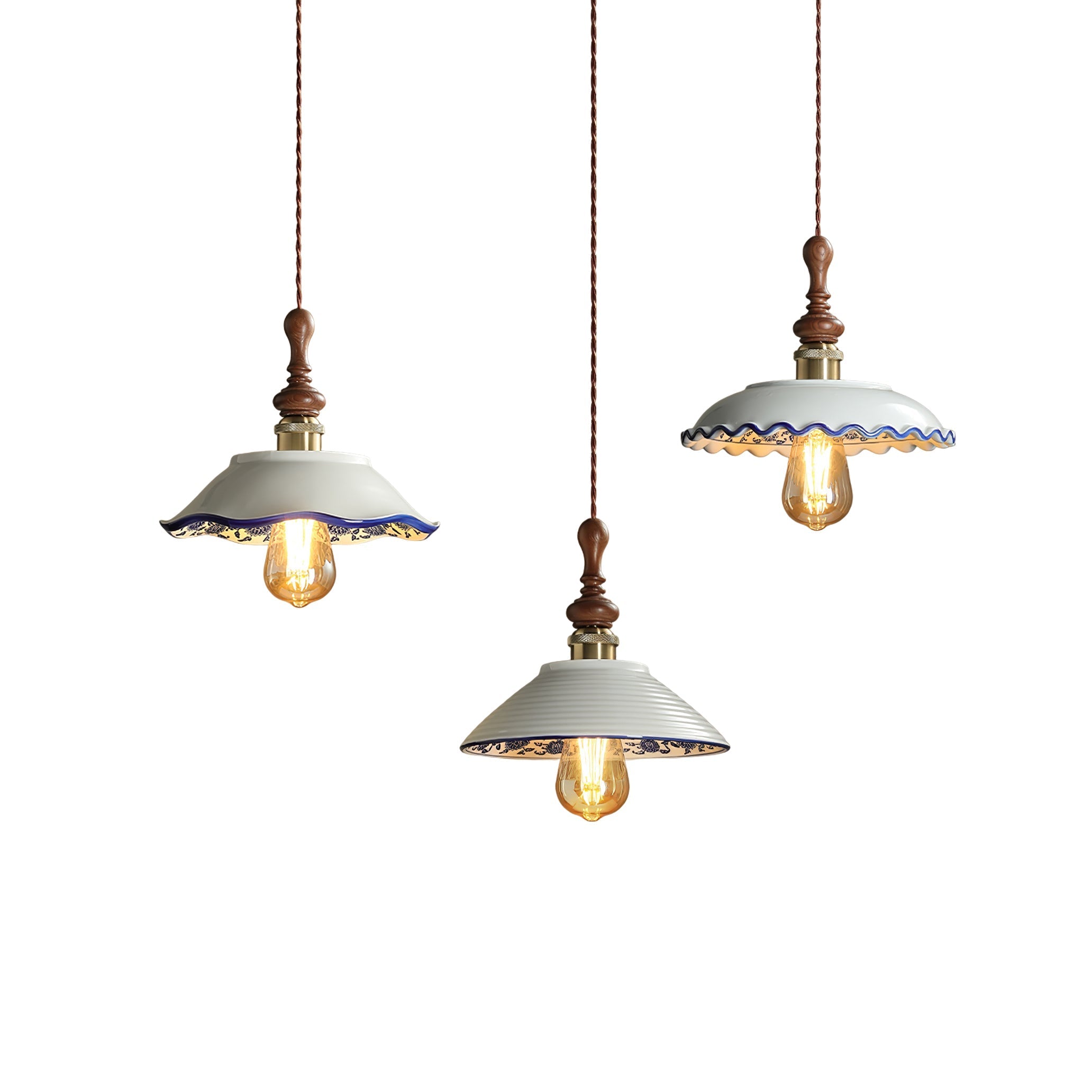 Ciraeor Delft Ceramic Pendant Light - Letslighting