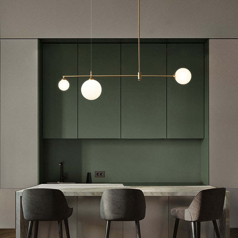 Valentina Modern Bubble Copper Pendant Light