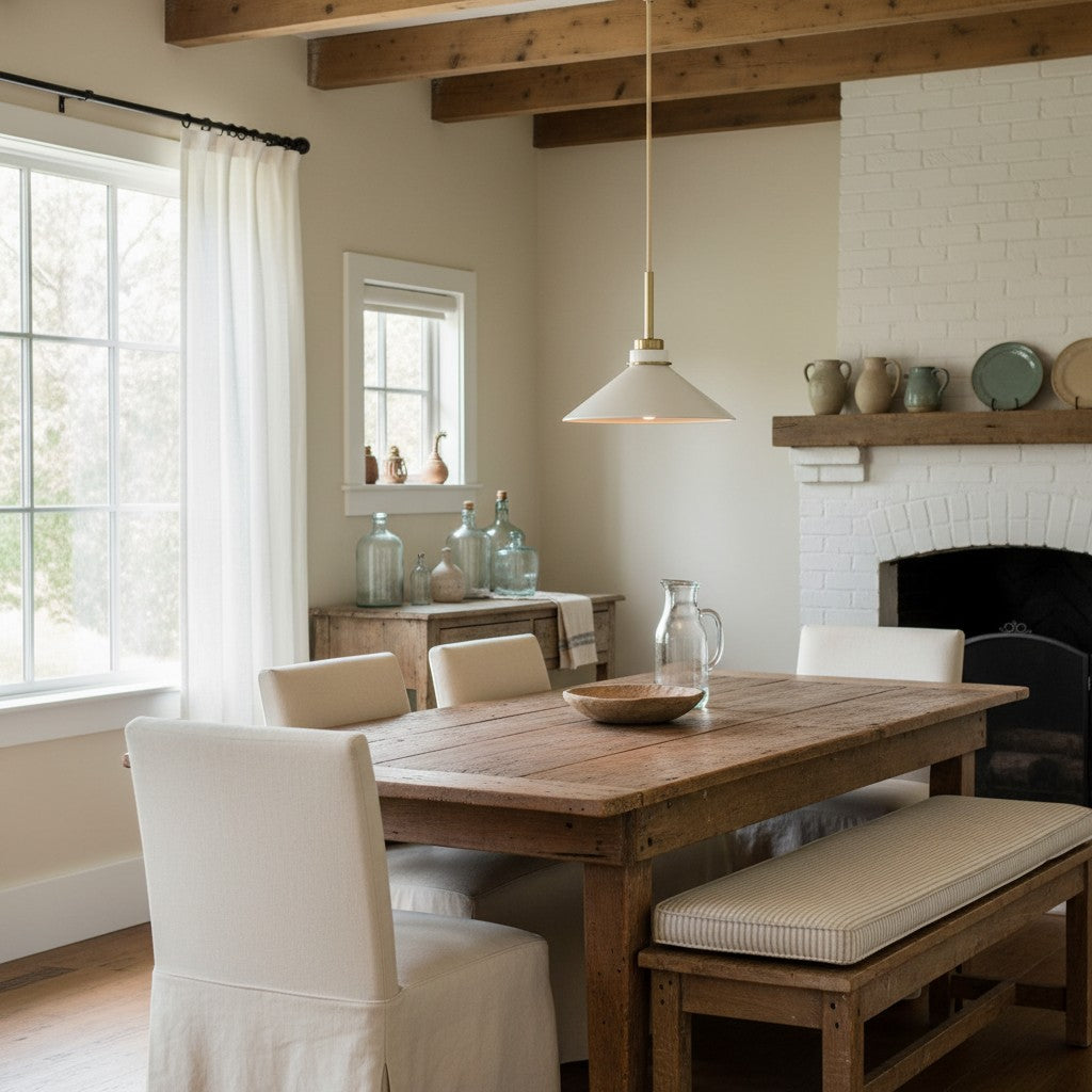 Grange Pendant Light Metal&Glass