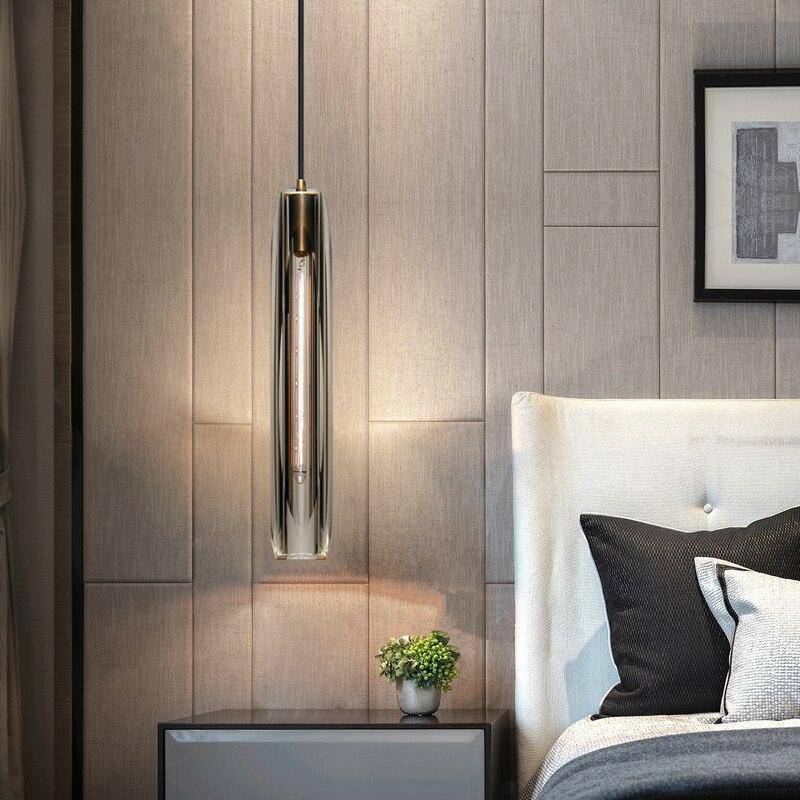 Arisha Brass Designer LED Glass Pendant Lamp - Letslighting