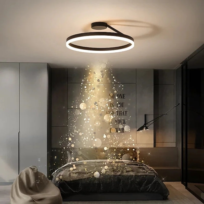 Arisha Modern Circle Flush Mount Ceiling Light Bedroom - Letslighting