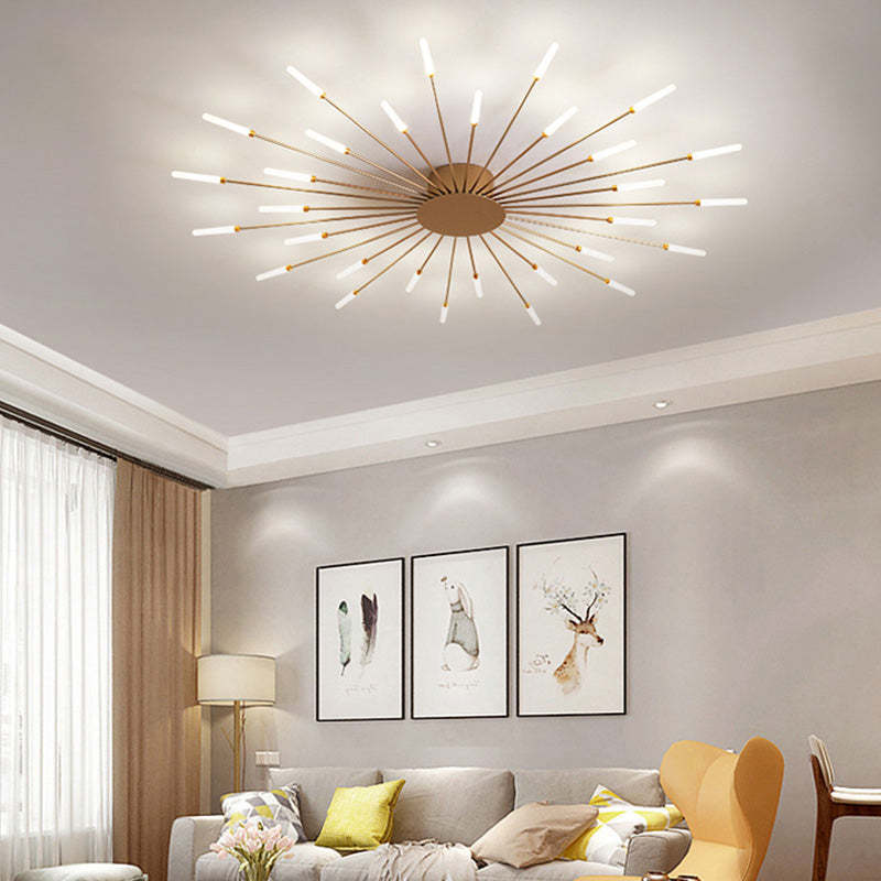 Arisha Fireworks Flush-Mount Ceiling Light Living Room - Letslighting