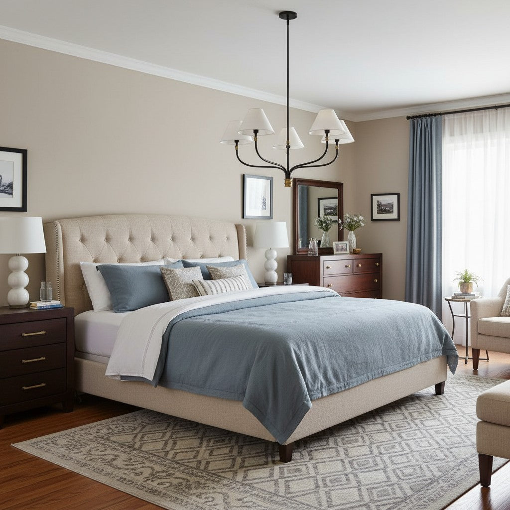 Verge Multi-light Fabric Chandelier