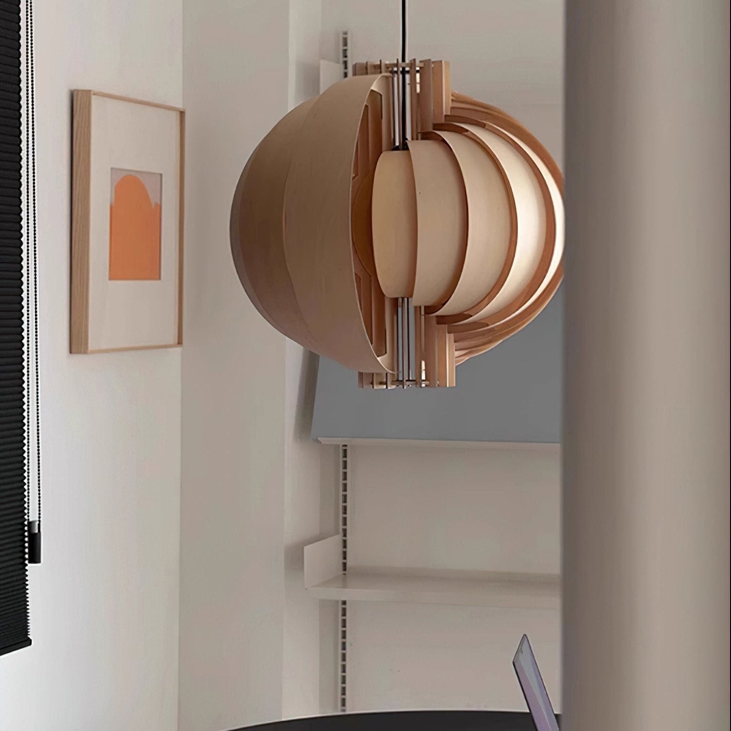 Ivraeus Premium Elegance Ring Wood Pendant Light - Letslighting