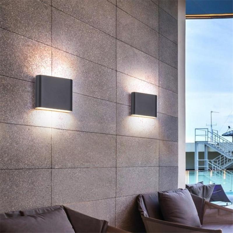 Ray Modern Rectagulart Metal Outdoor Wall Lamp
