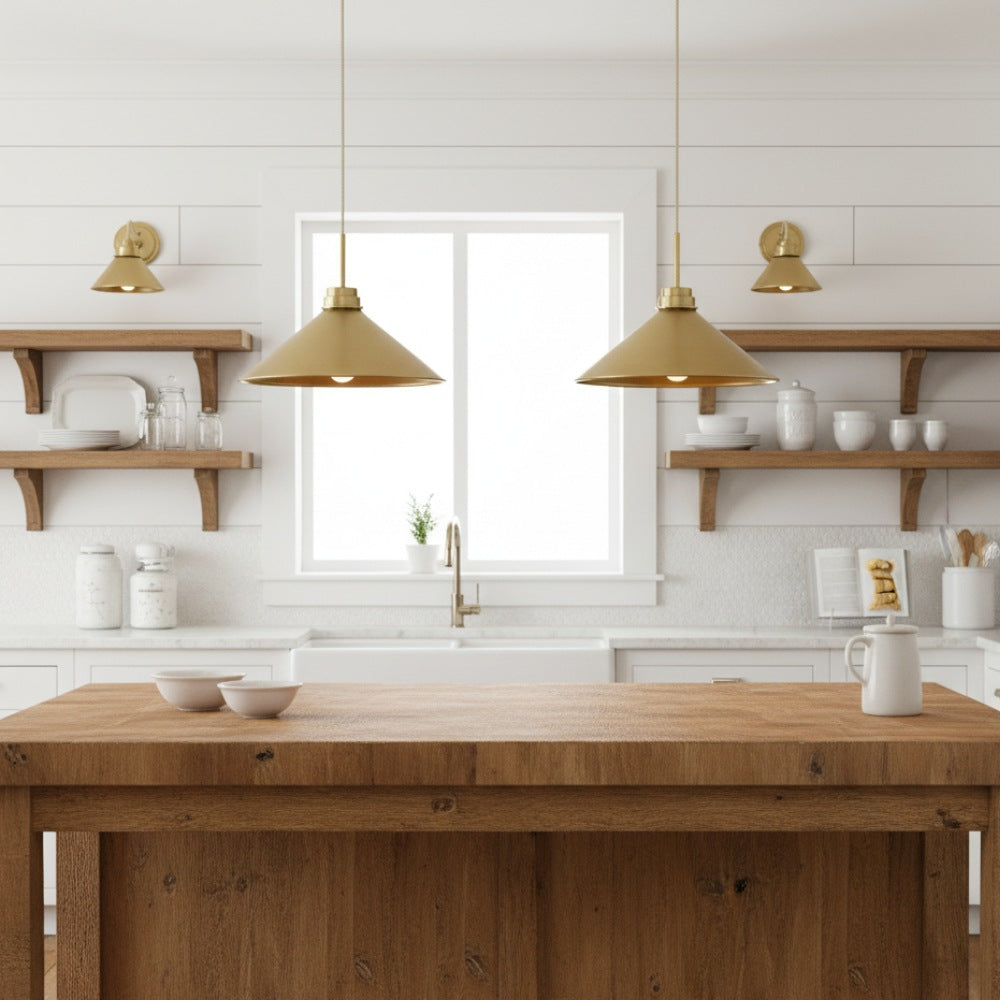 Grange Pendant Light Metal&Glass