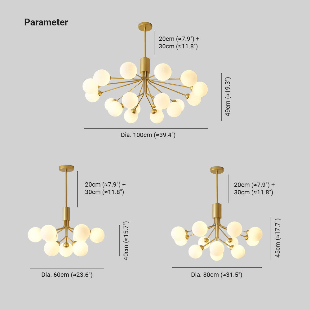 Valentina LED Chandelier Living Room/Bedroom/Dining Room - Letslighting