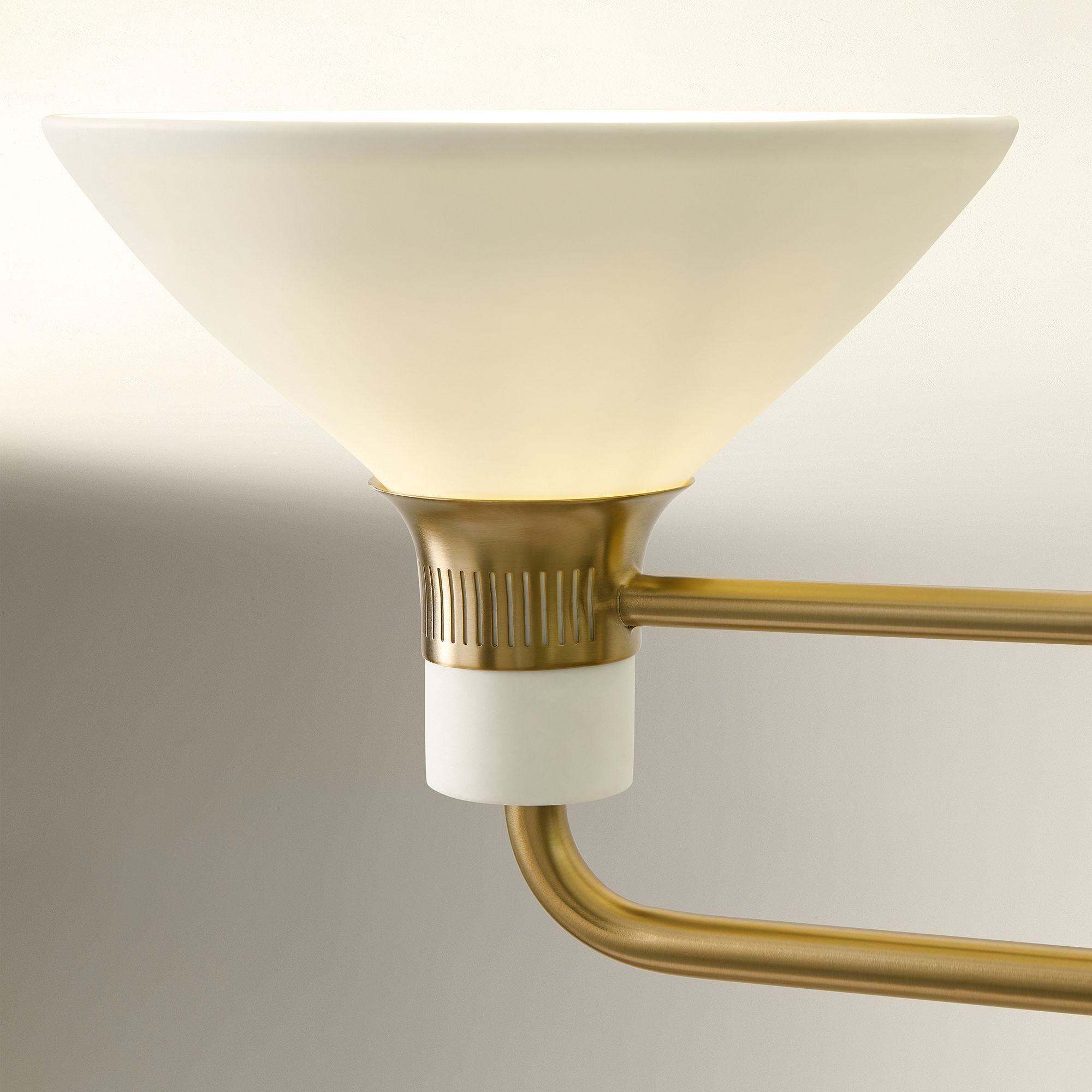Tallow Modern 2 Light Linear Chandelier Dining Room