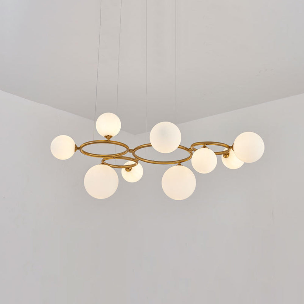 Valentina Modern Designe Wave Metal Glass Pendant Light