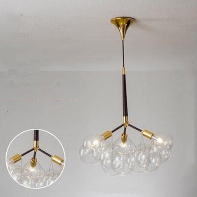 Valentina Nordic Luxury Clear Bubble Pendant Light - Letslighting