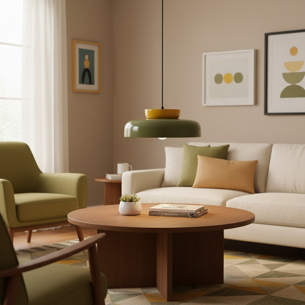 Hues Ceramic Bowl Pendant Light