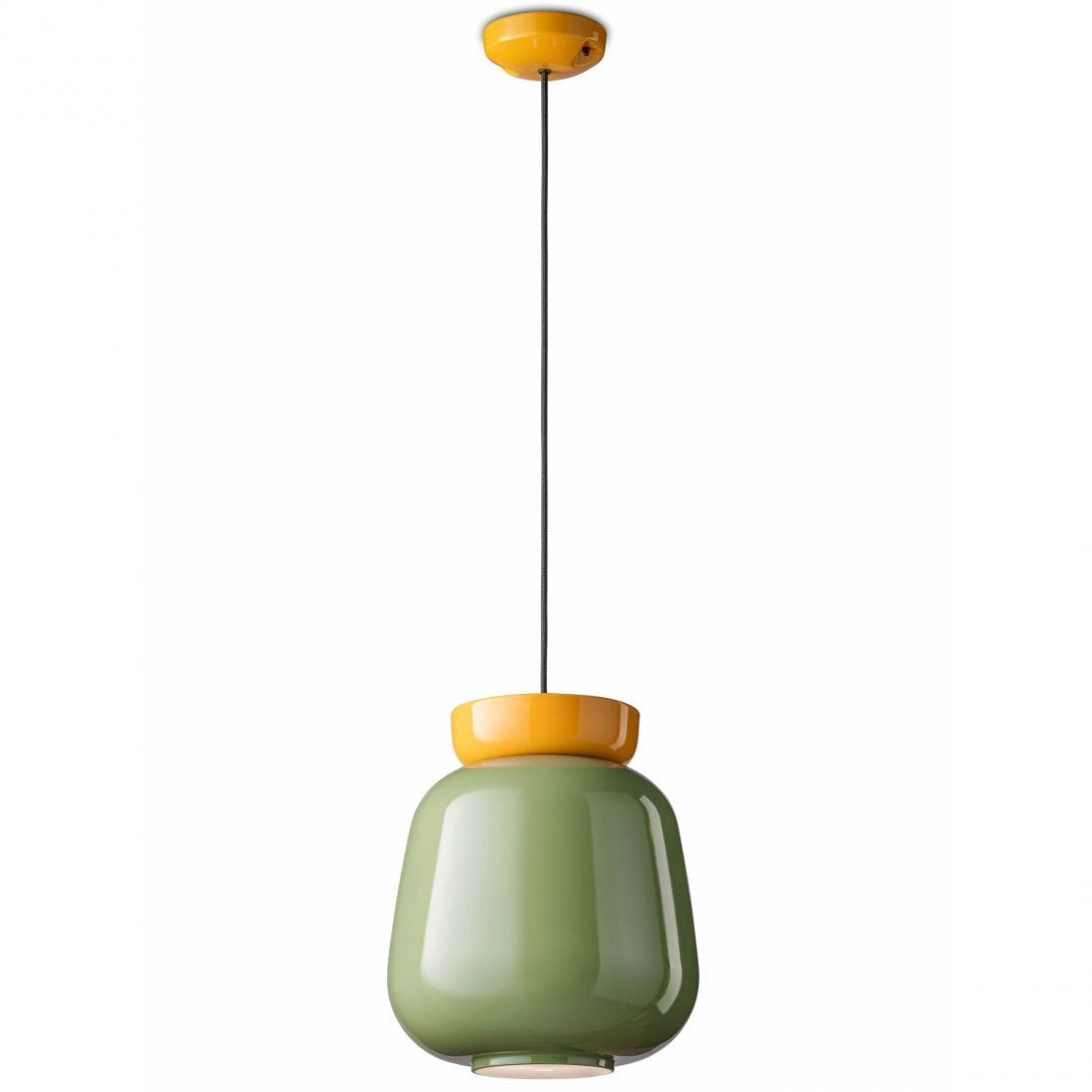 Hues Ceramic Bowl Pendant Light