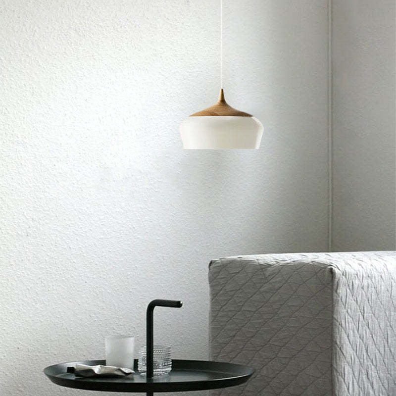 Arisha Minimalist Wood Pendant Light - Letslighting