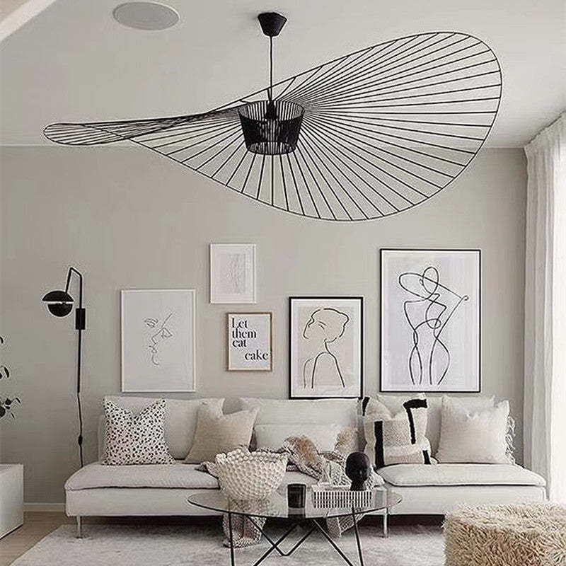 Ritta Modern Flower Fabric Pendant Light - Letslighting