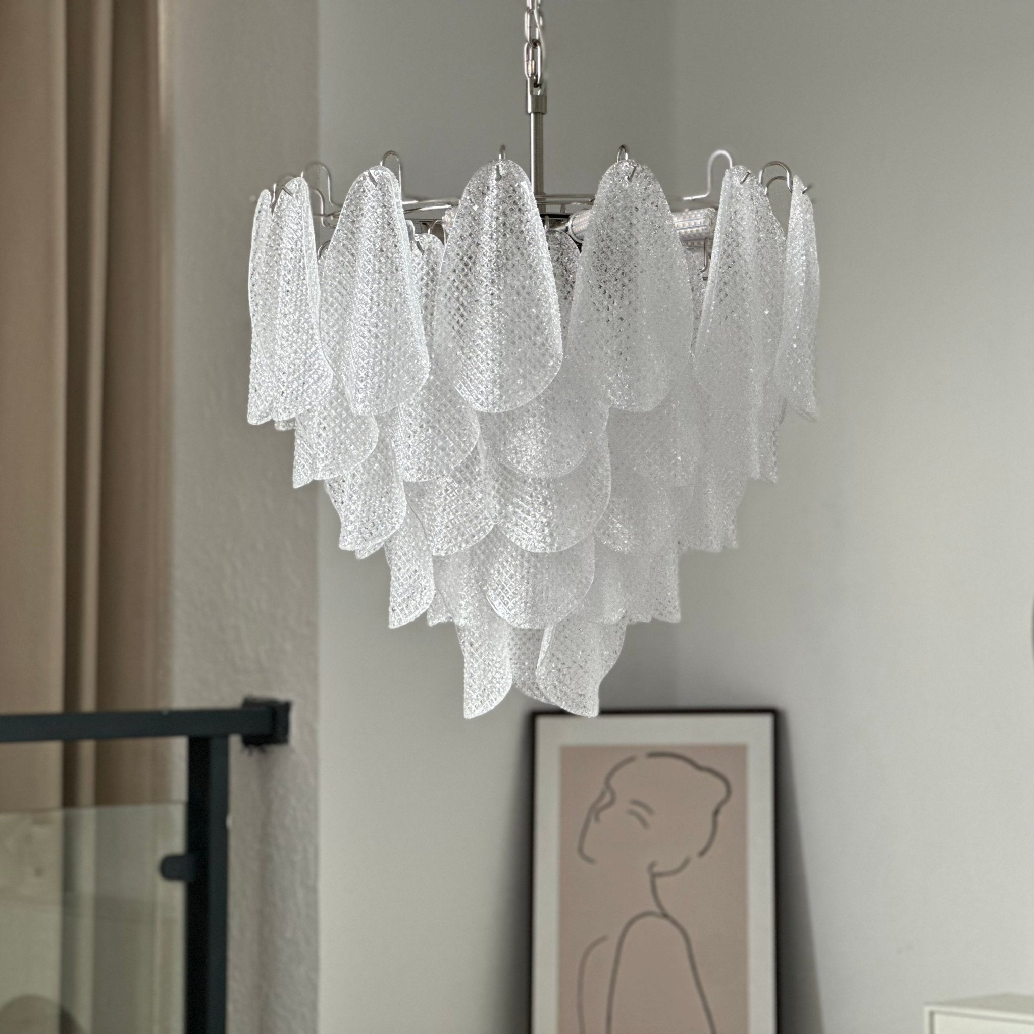 Murano Glass Teardrop Chandelier - Letslighting