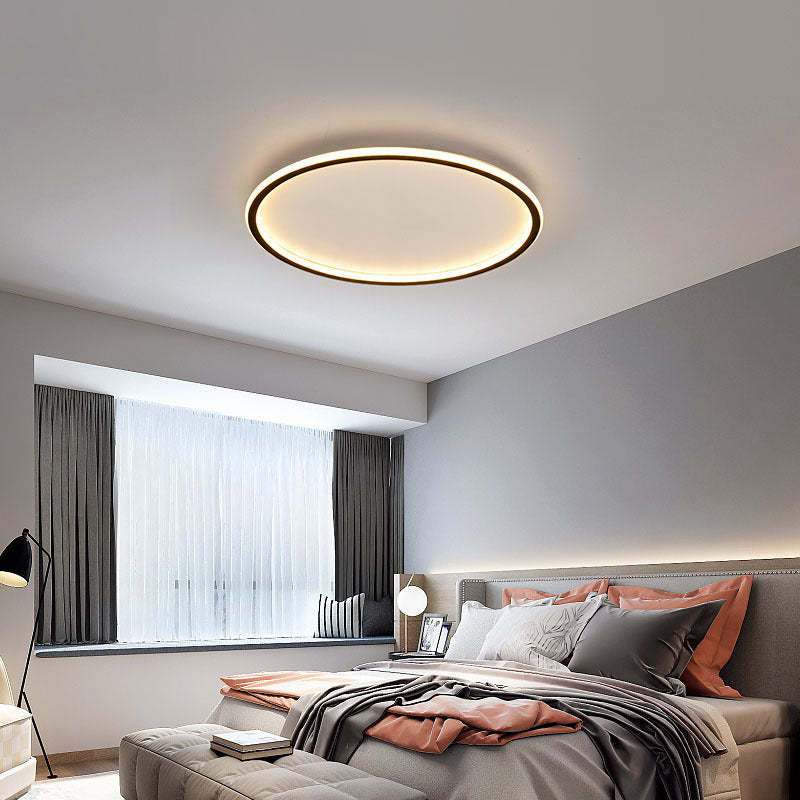 Arisha Flush Mount Ceiling Light Modern LED Round Hollow - Letslighting