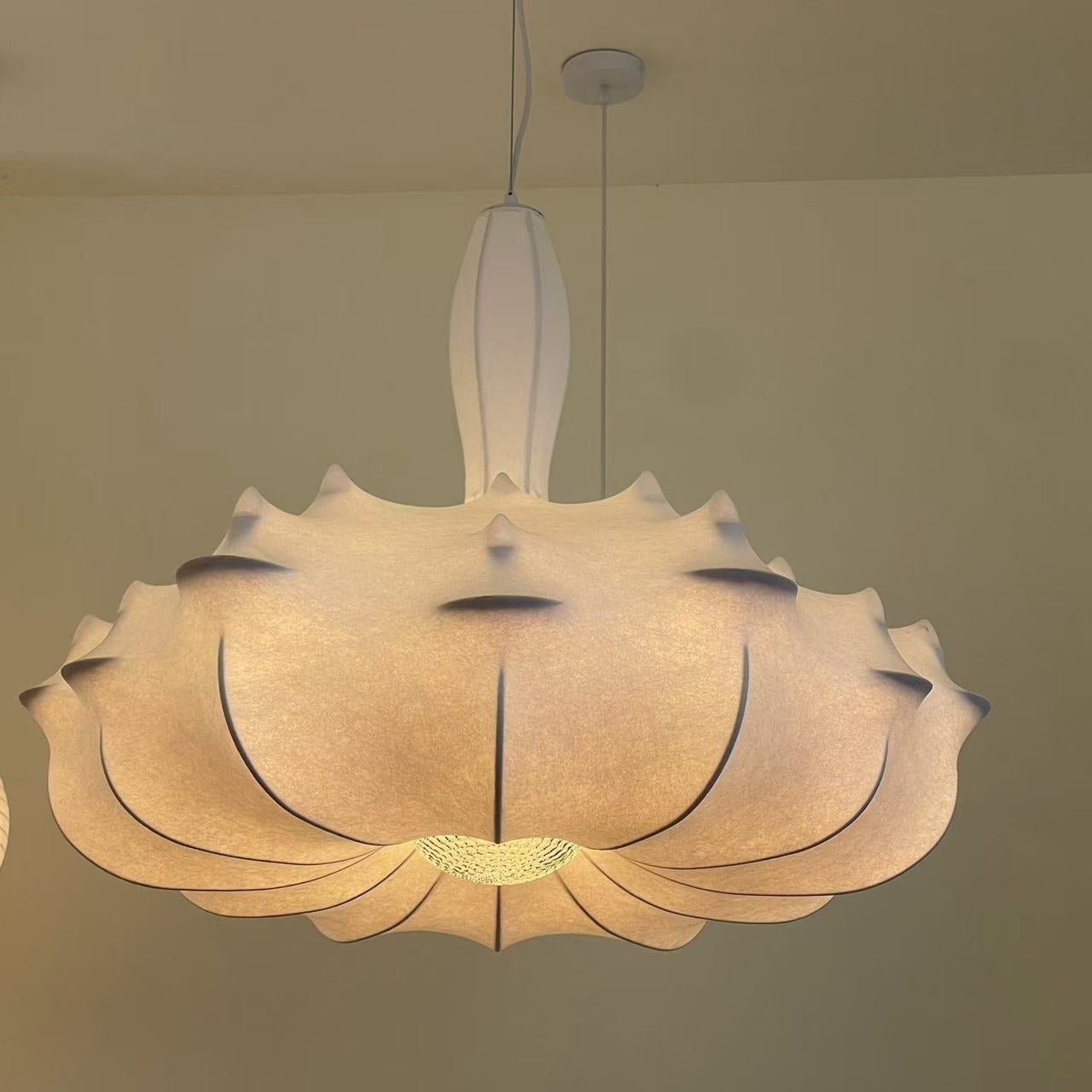 Marcel Chandelier Cocoon Resin Crystal Glow - Letslighting