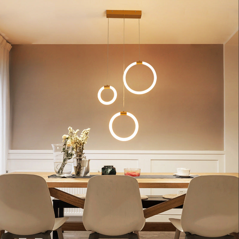 Arisha Minimalist Staircase Ring Pendant Light - Letslighting