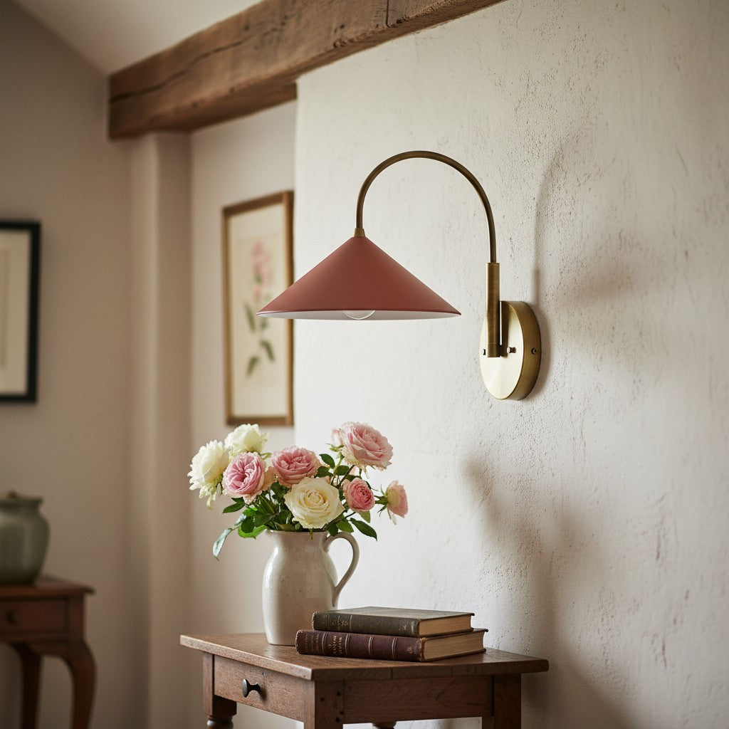 Disc Metal Vintage Wall Sconce Vintage Bedroom